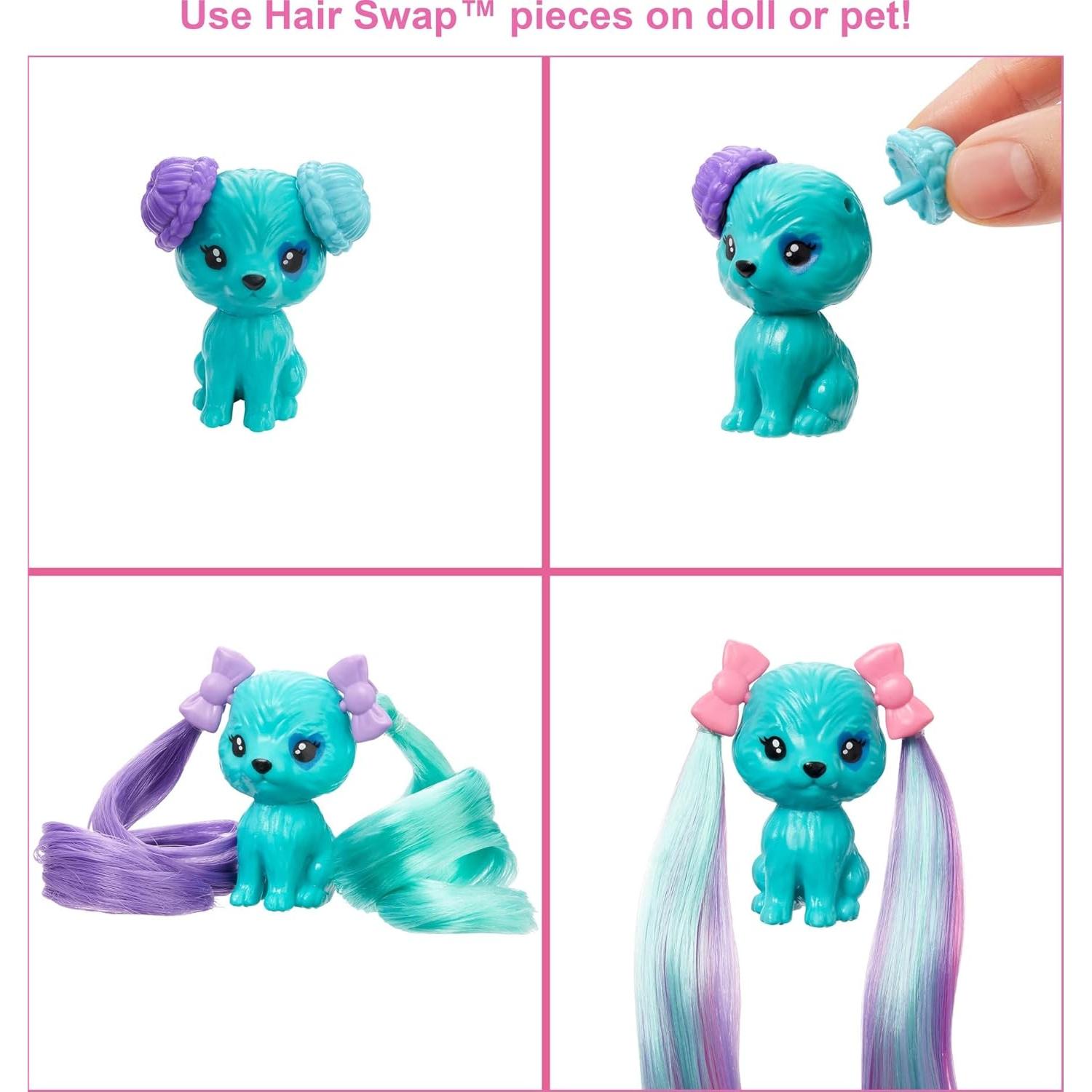 Muñeca Barbie Color Reveal Glitter con 25 Sorpresas y Peinados