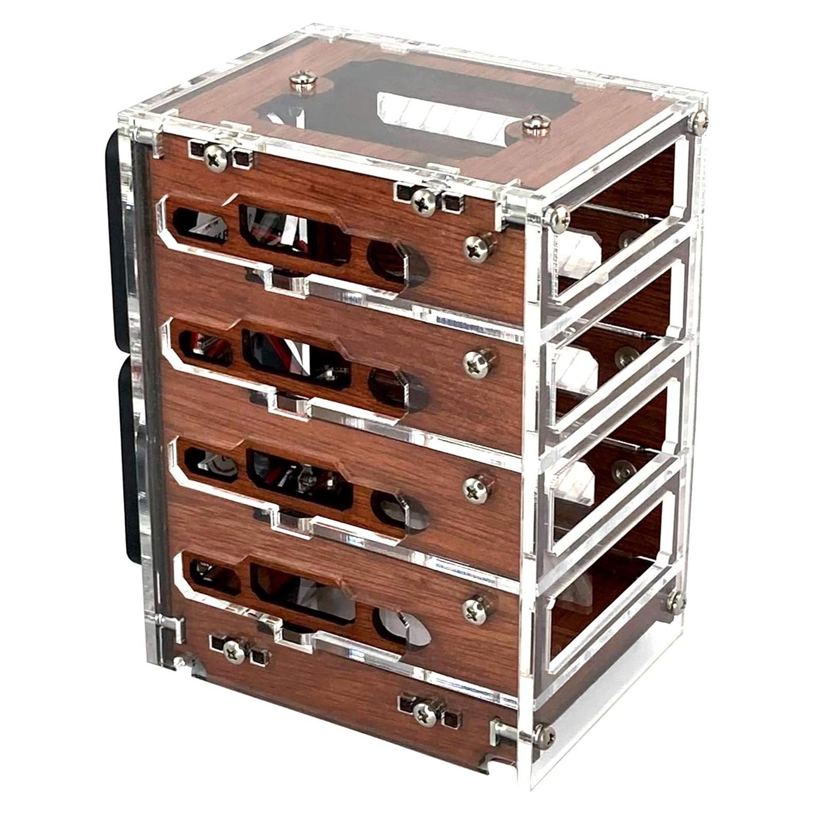 Caja de Ventilación C4Labs Bramble para Raspberry Pi 4B y 3B+