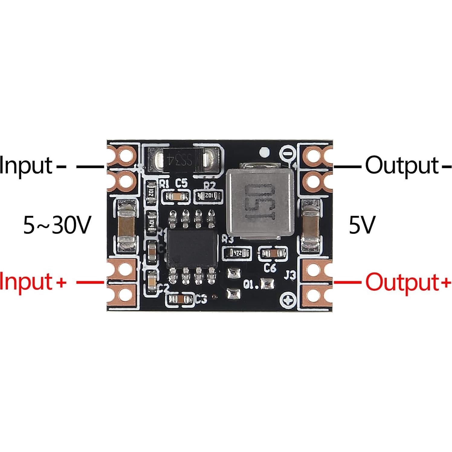 Módulo de Potencia Buck AITRIP 3A 3.3V 12V DC-DC Compacto