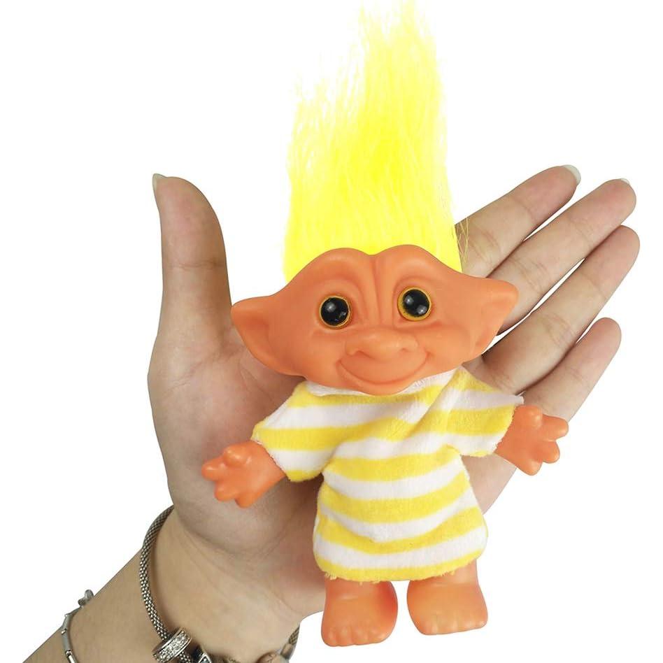Muñecas Troll Vintage Yintlilocn 19 cm Coloridas para Colección