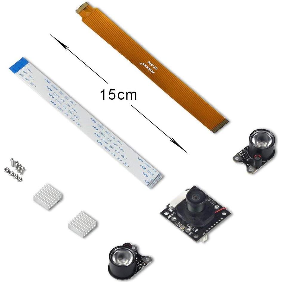 Cámara Diurna-Nocturna Arducam OV5647 5MP con IR-Cut Automático