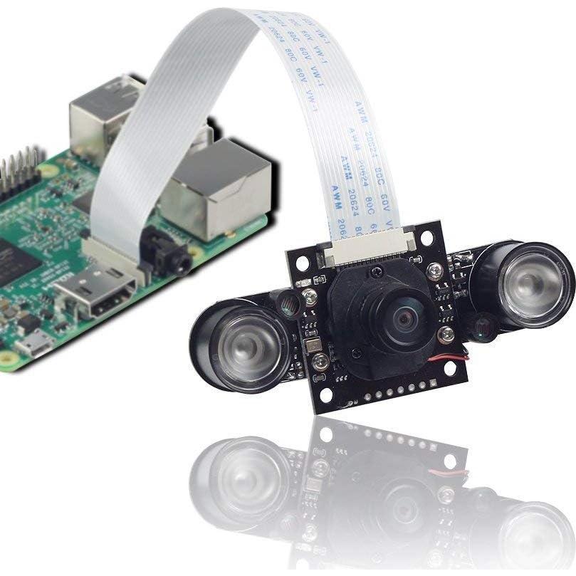 Cámara Diurna-Nocturna Arducam OV5647 5MP con IR-Cut Automático