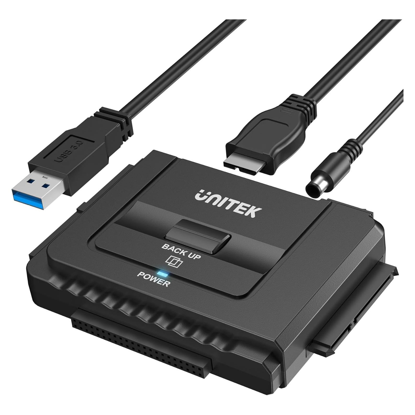 Adaptador Externo USB 3.0 a IDE/SATA Unitek Y-3322 2.5/3.5"