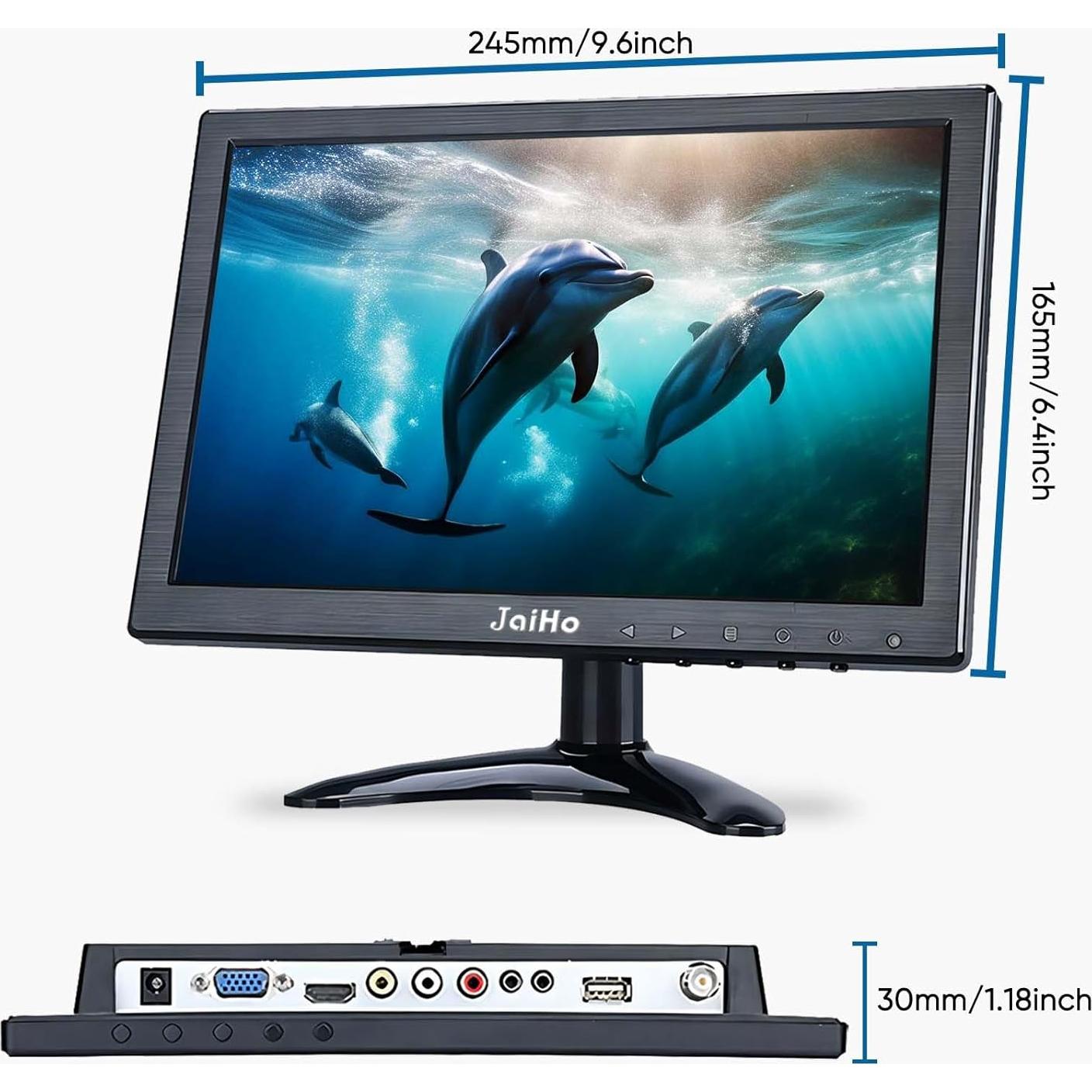 Monitor JaiHo IPS 10.1" HD 1920x1200 Portátil con Altavoz