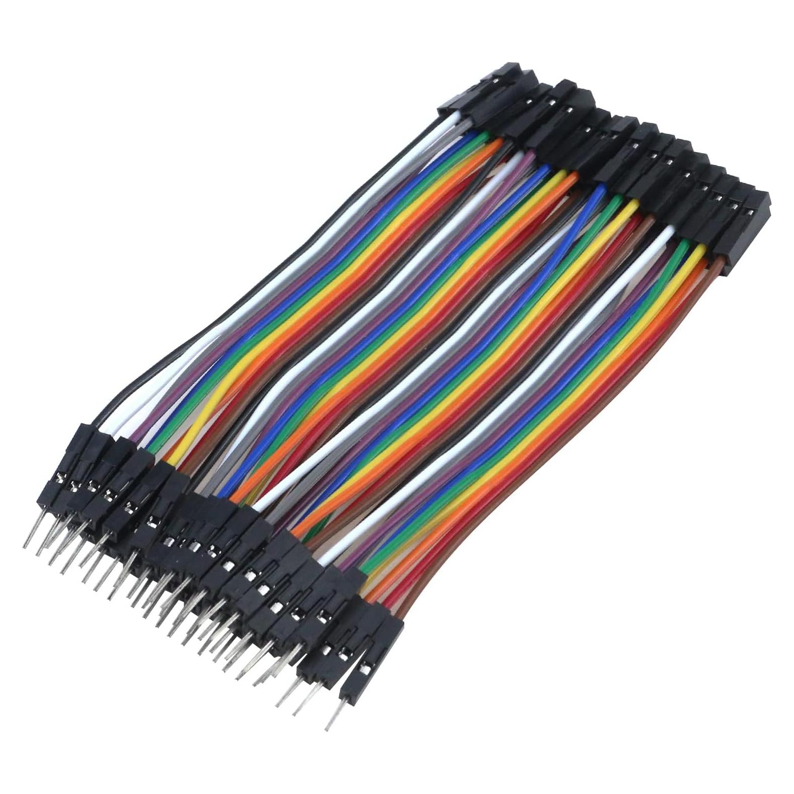 Cables de Salto Antrader 40 Pines Macho a Hembra 10cm