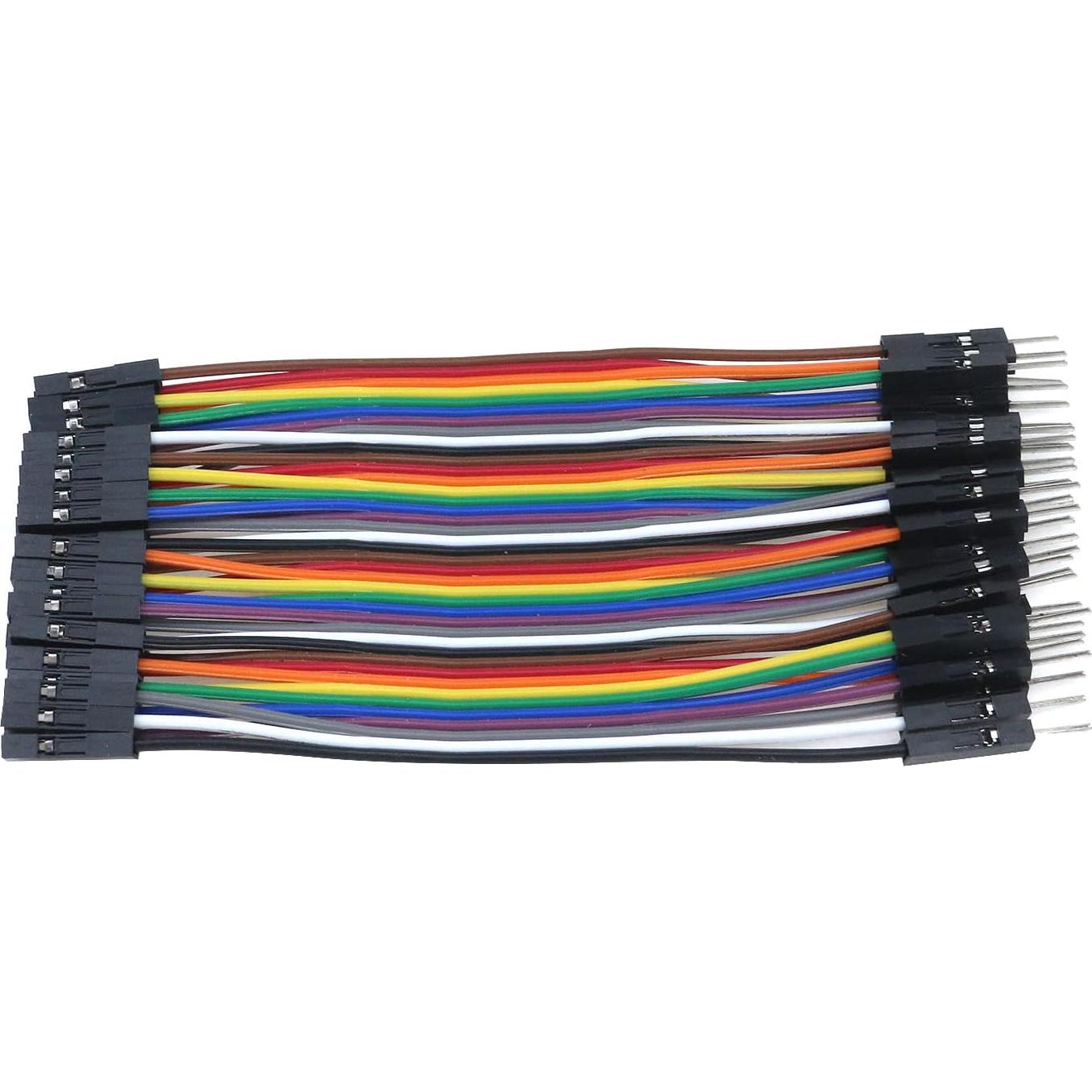 Cables de Salto Antrader 40 Pines Macho a Hembra 10cm