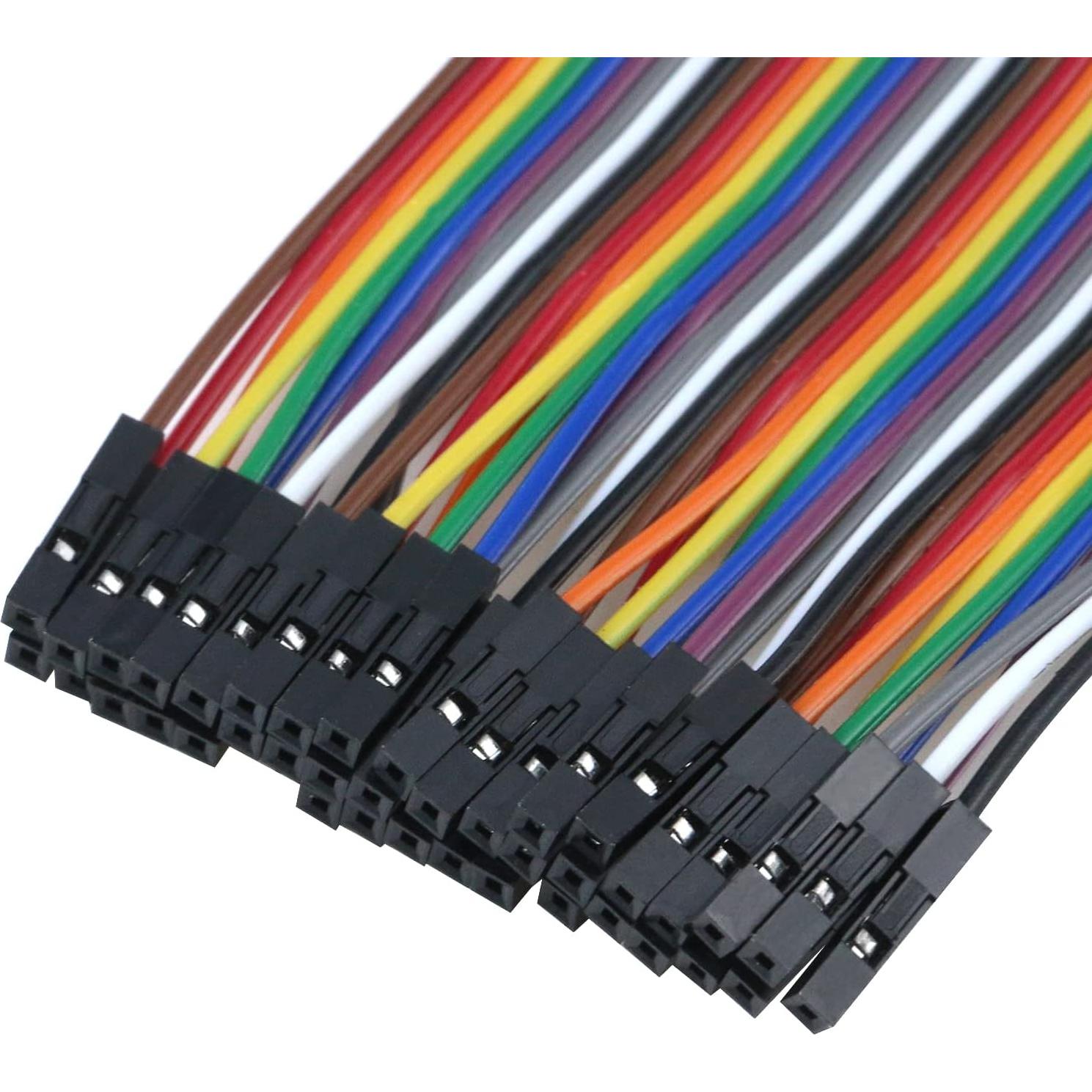 Cables de Salto Antrader 40 Pines Macho a Hembra 10cm