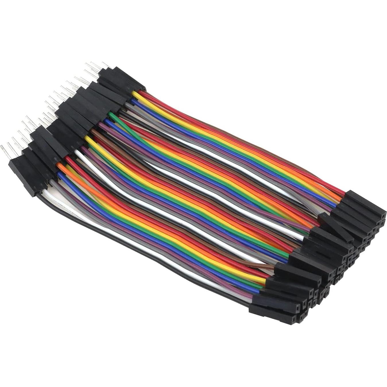 Cables de Salto Antrader 40 Pines Macho a Hembra 10cm