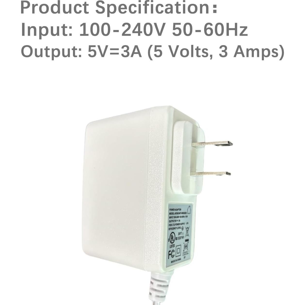 Adaptador de Alimentación 15W Tipo C para Raspberry Pi 4 - 5V 3A