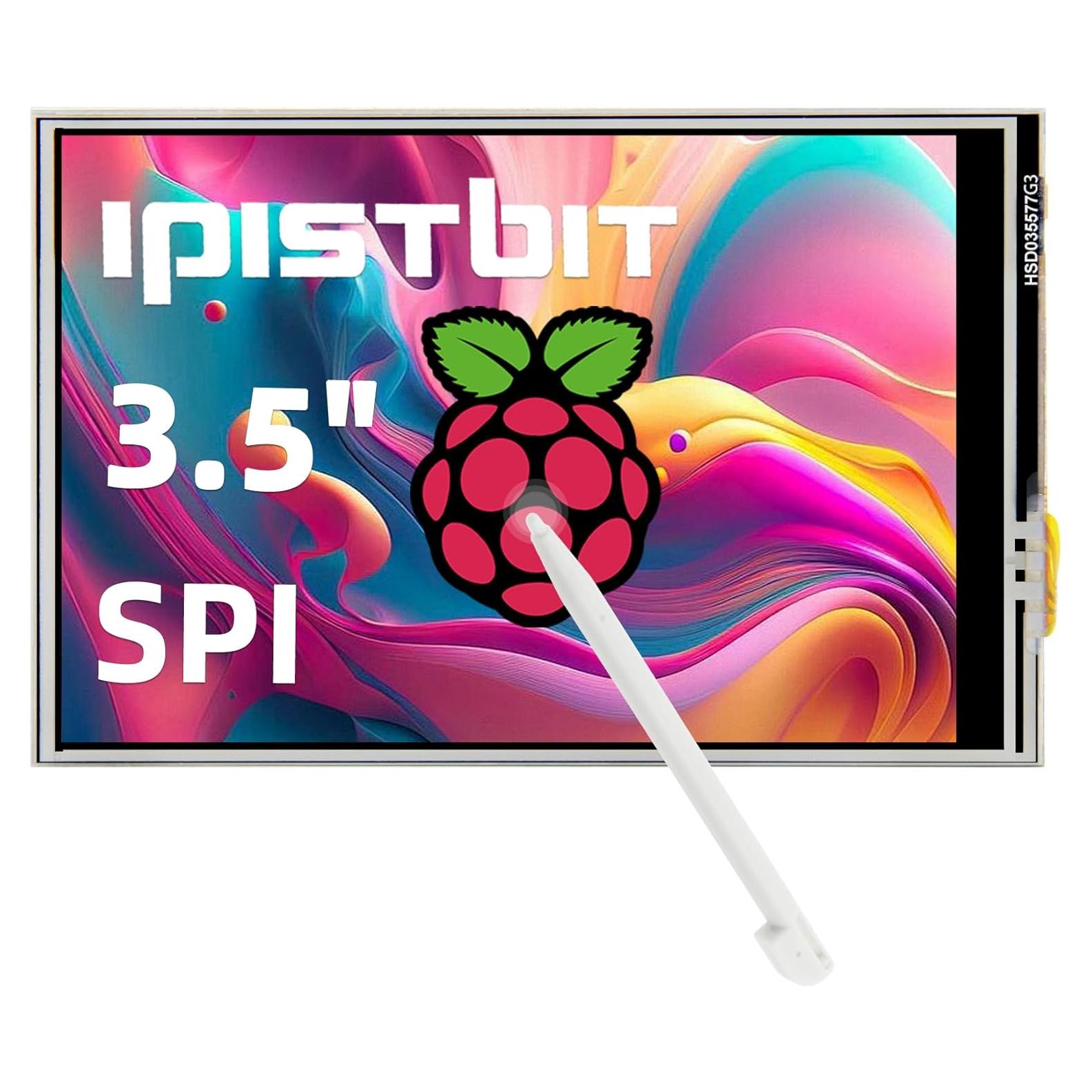 Pantalla LCD TFT 3.5" iPistBit 320x480 para Raspberry Pi