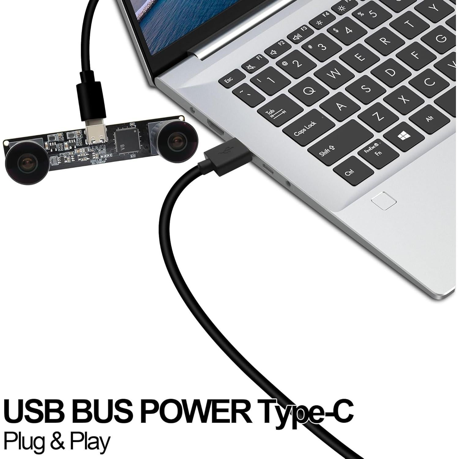 Módulo de Cámara Estéreo USB MMlove 800P 120FPS Monocromático