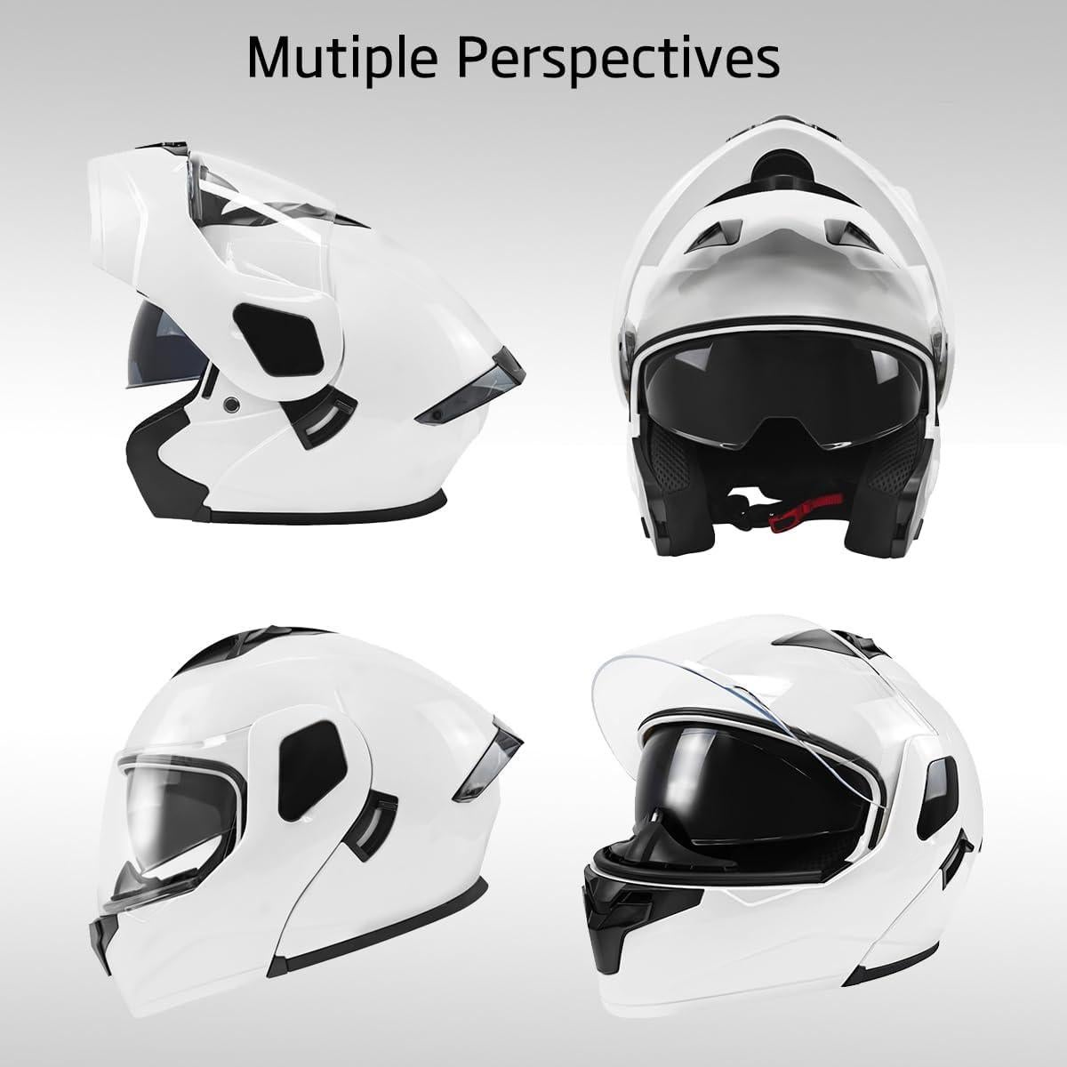 Casco Modular TTMiku CHJMK001 Doble Visor Unisex Adulto