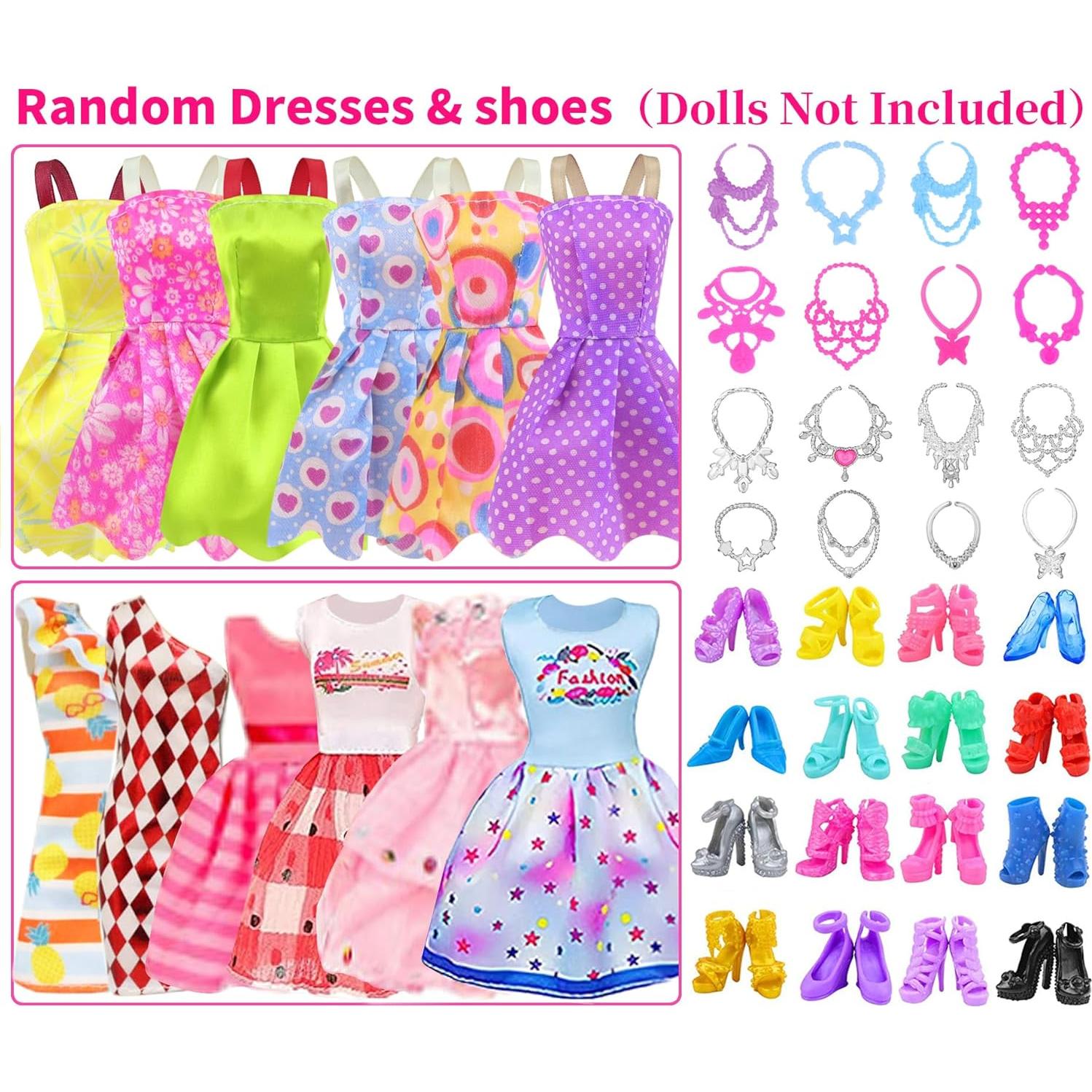 Ecore Fun 39 Piezas Ropa para Muñecas 30 cm Accesorios