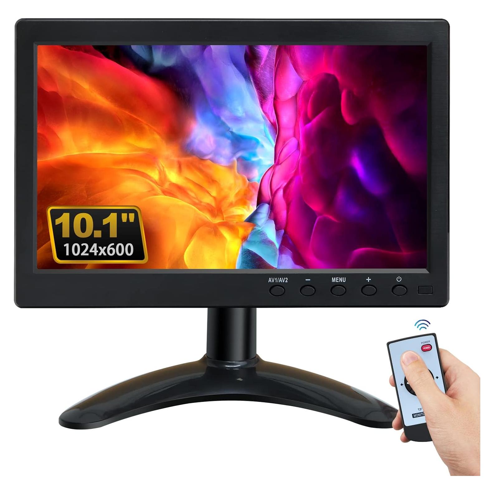 Monitor de Seguridad 10.1" FHD WHOLEV 1024x600 VGA HDMI USB