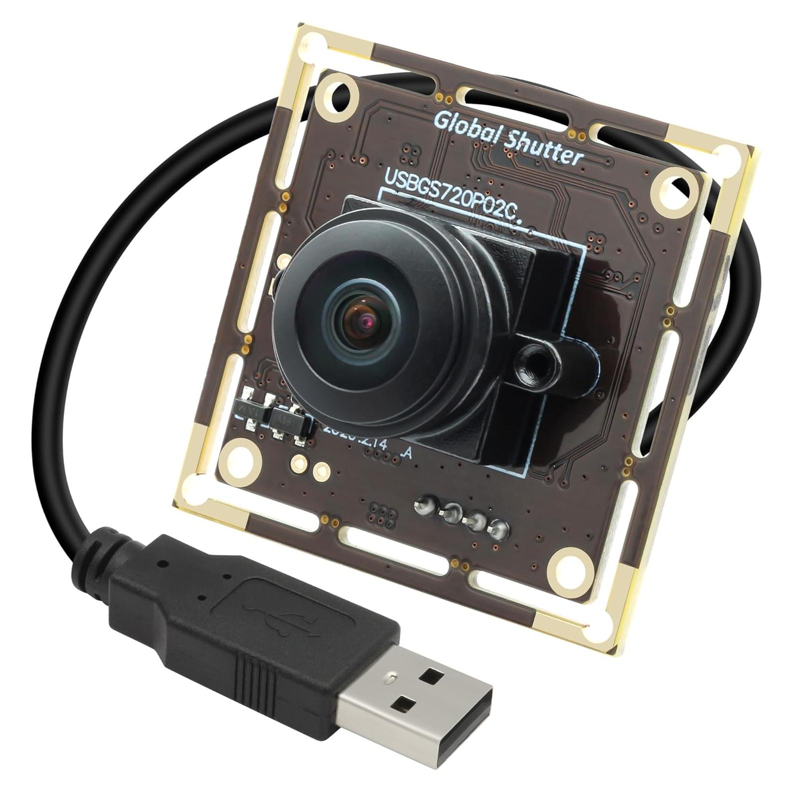 Cámara USB 1MP MMlove 720P 60fps Lente Ojo de Pez 170°