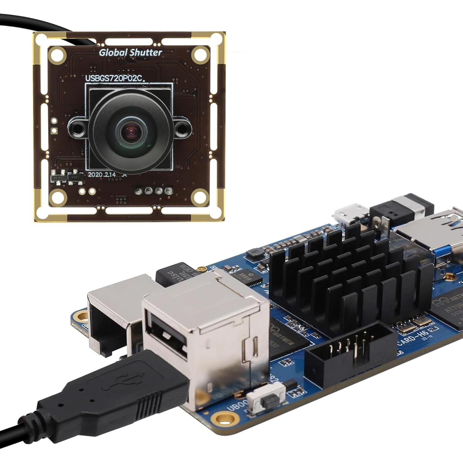 Cámara USB 1MP MMlove 720P 60fps Lente Ojo de Pez 170°