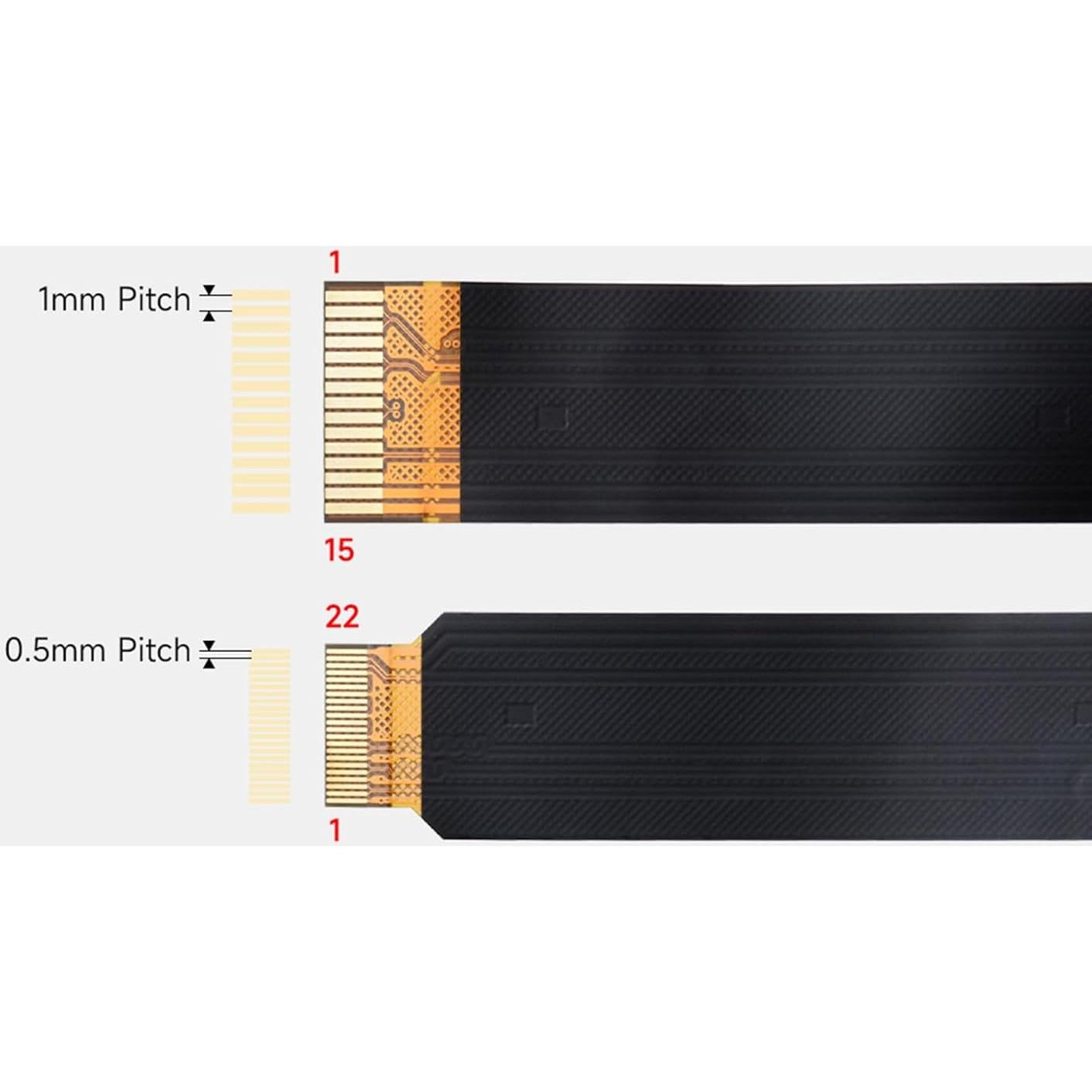 Cable FFC 15 a 22 pines BANYUP 200mm Anti-interferencia