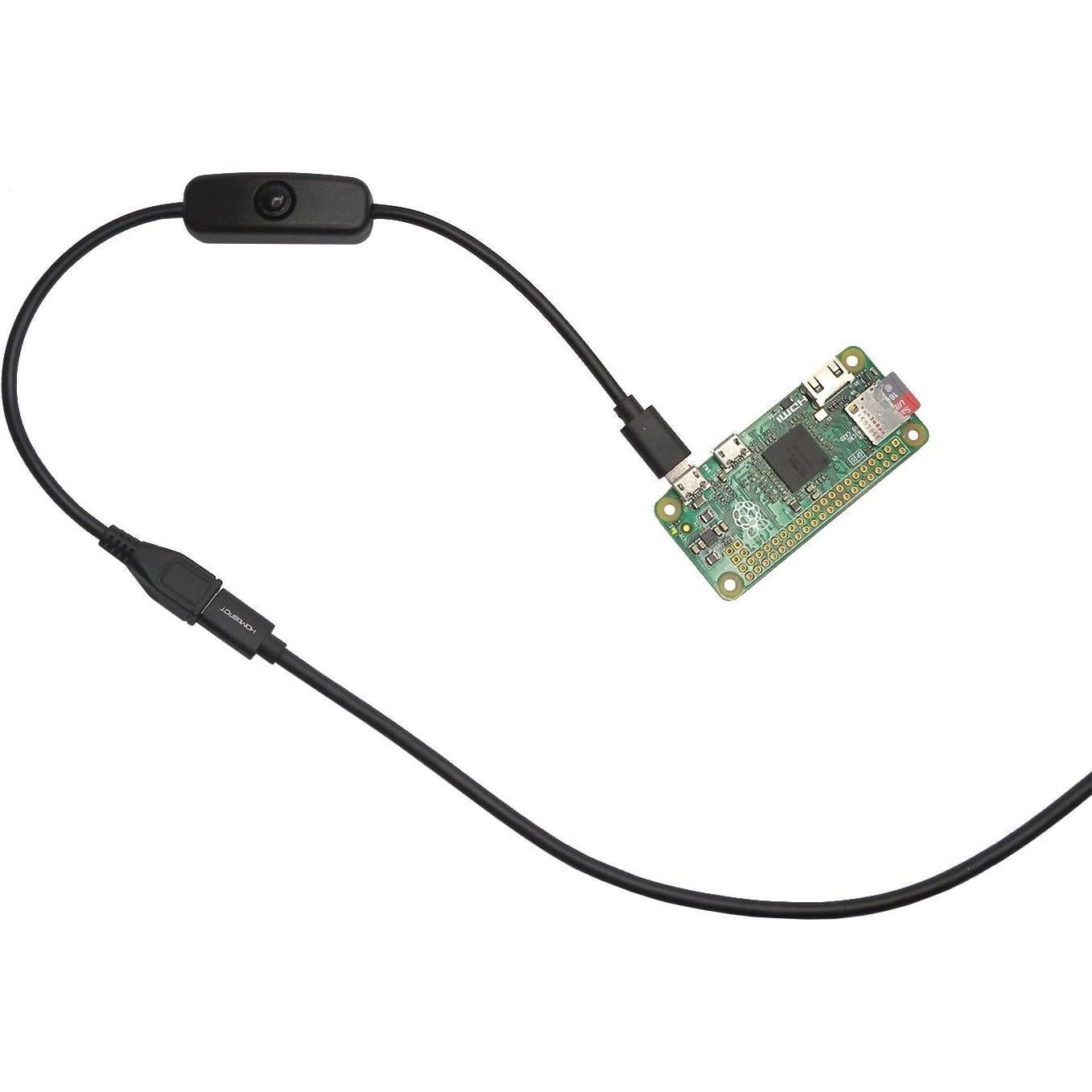 Cable USB 2.0 Micro USB HomeSpot 28 cm con interruptor