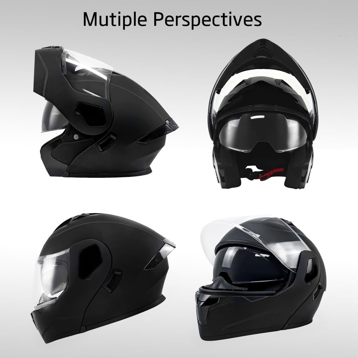 Casco Modular TTMiku CHJMK001 Doble Visera Unisex 55-62cm