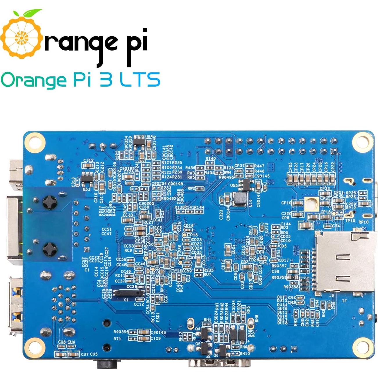Computadora de Placa Única Orange Pi 3 LTS 2GB RAM 8GB eMMC