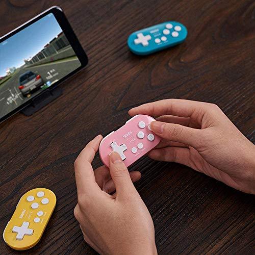 Controlador Mini Bluetooth 8Bitdo Zero 2 Rosa para Switch y PC