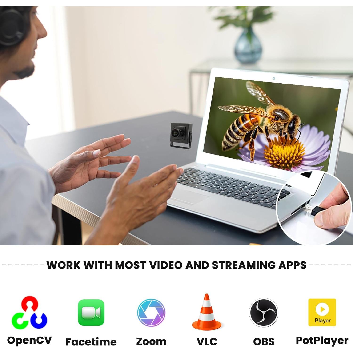 Cámara USB SVPRO 12MP 1080P 120fps Gran Angular M12