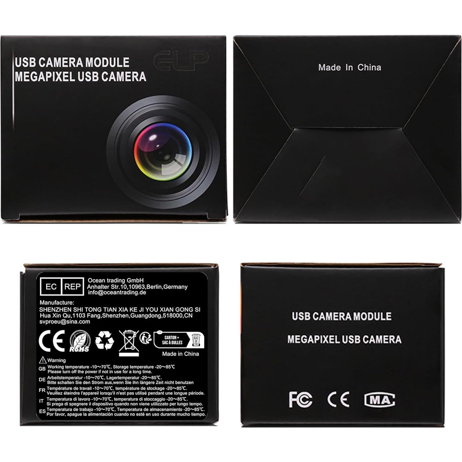 Cámara USB SVPRO 12MP 1080P 120fps Gran Angular M12