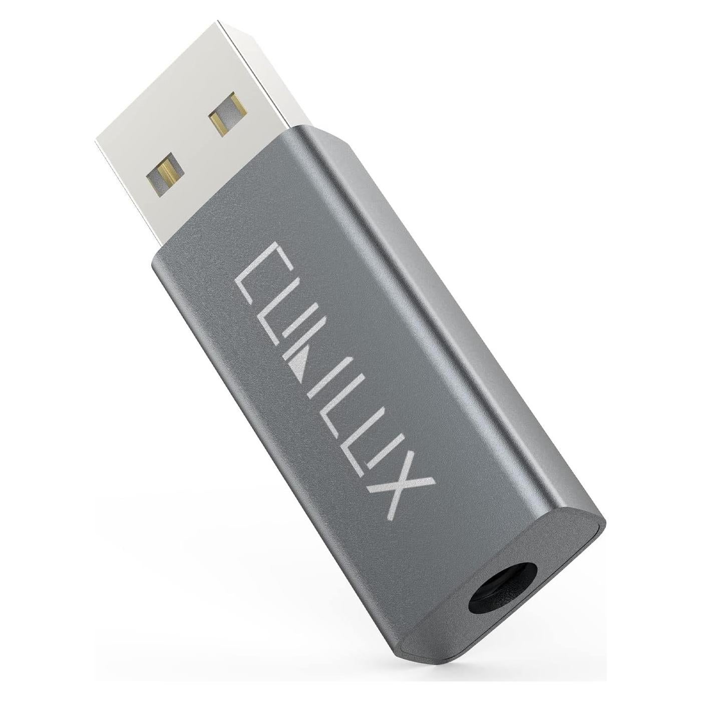 Adaptador de Audio USB a 3.5mm Cubilux 96KHz/24bit