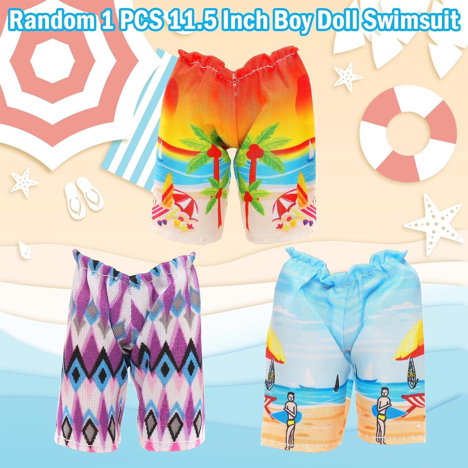 Lote 12 Ropa y Zapatos para Muñecos Niños Miunana 30 cm