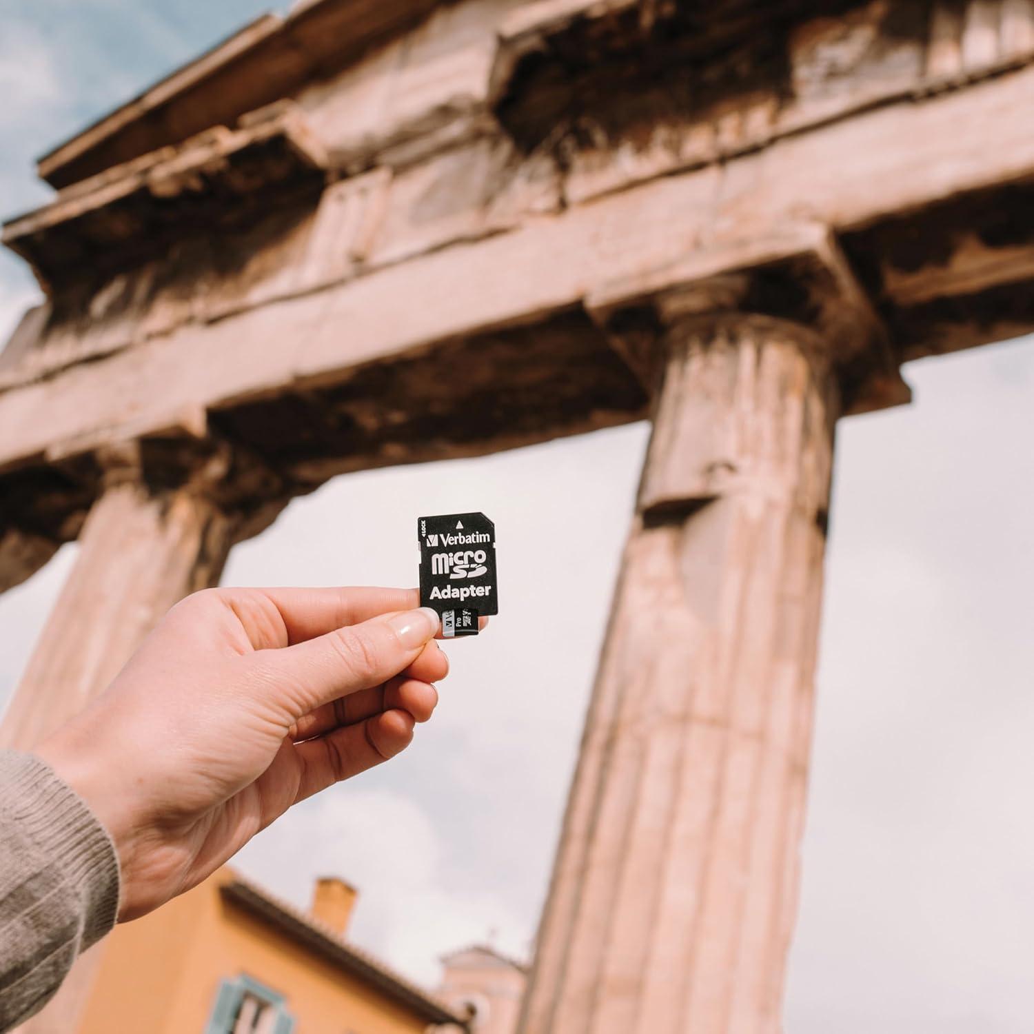 Tarjeta de Memoria Verbatim 64GB Pro microSDXC UHS-I V30