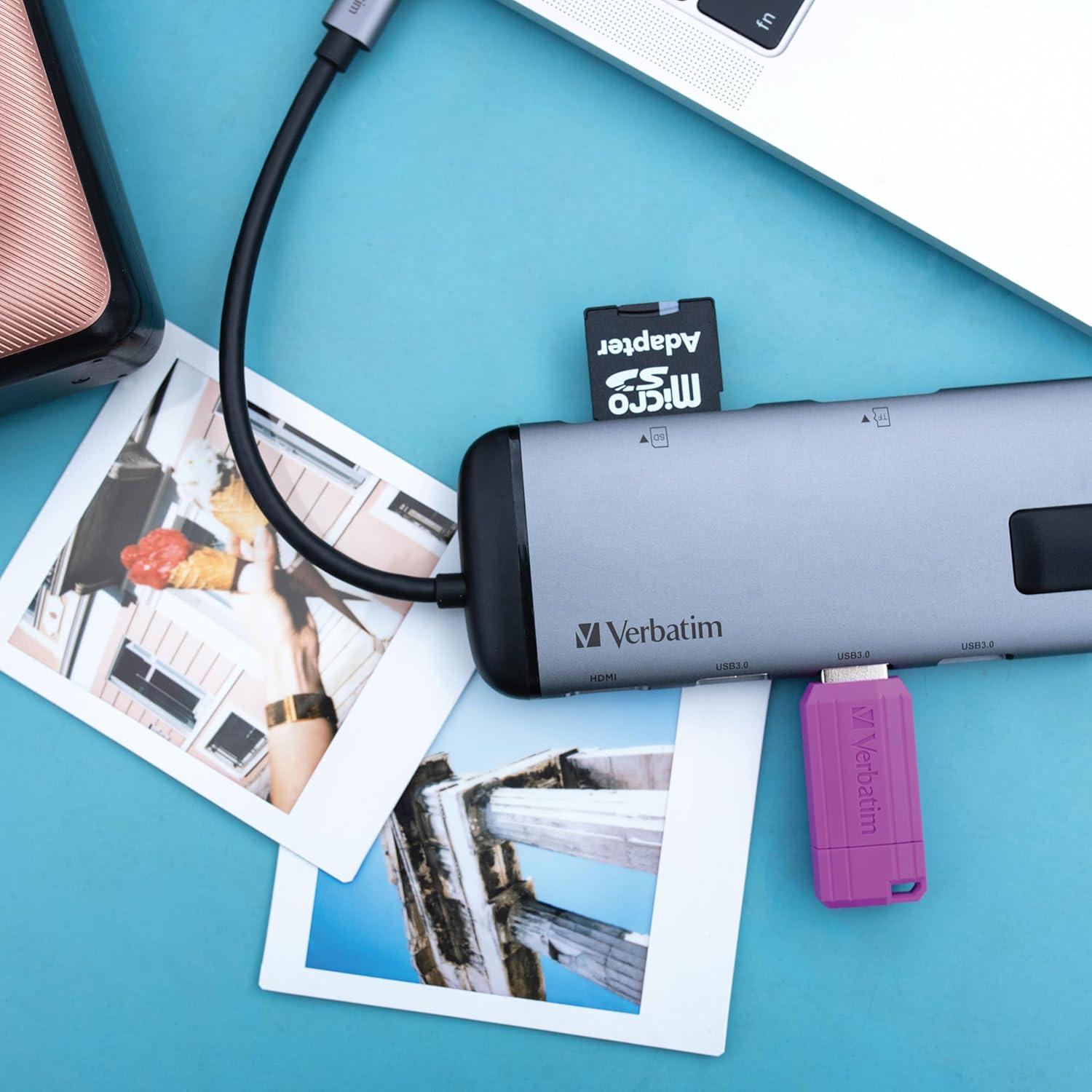 Tarjeta de Memoria Verbatim 64GB Pro microSDXC UHS-I V30