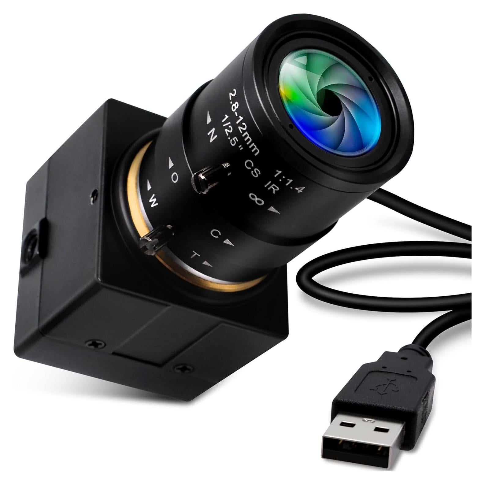 Cámara USB 2MP IFWATER Varifocal 2.8-12mm 1080P HD