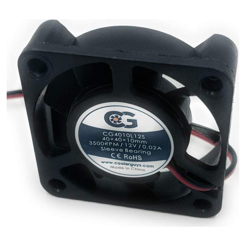 Ventilador Ultra Silencioso 12V Coolerguys 40x10mm para Impresoras 3D