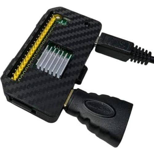 Funda Protectora Compacta Genérica para Raspberry Pi Zero - Fibra de Carbono