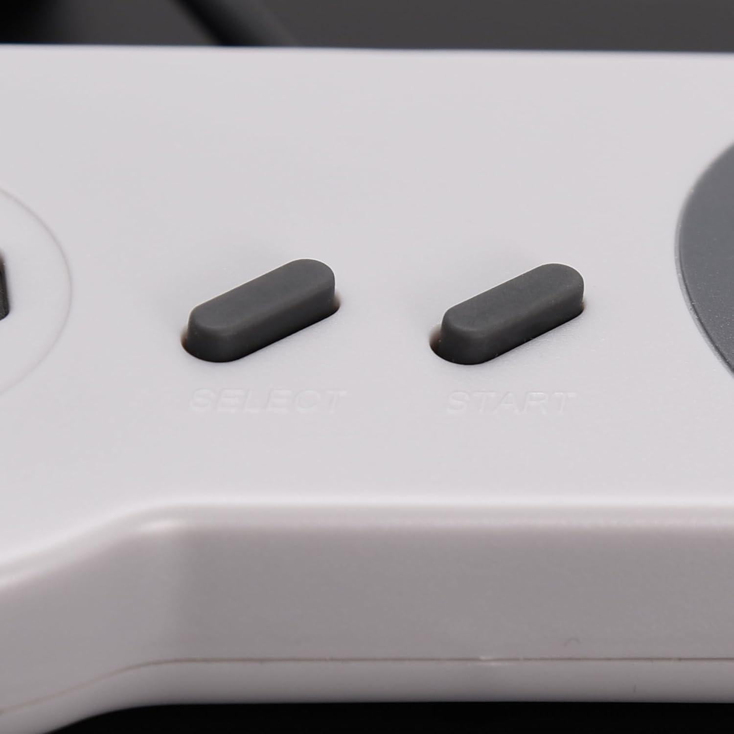 Controladores de Juego con Cable SAFFUN SNES 2 Pack Gris/Púrpura