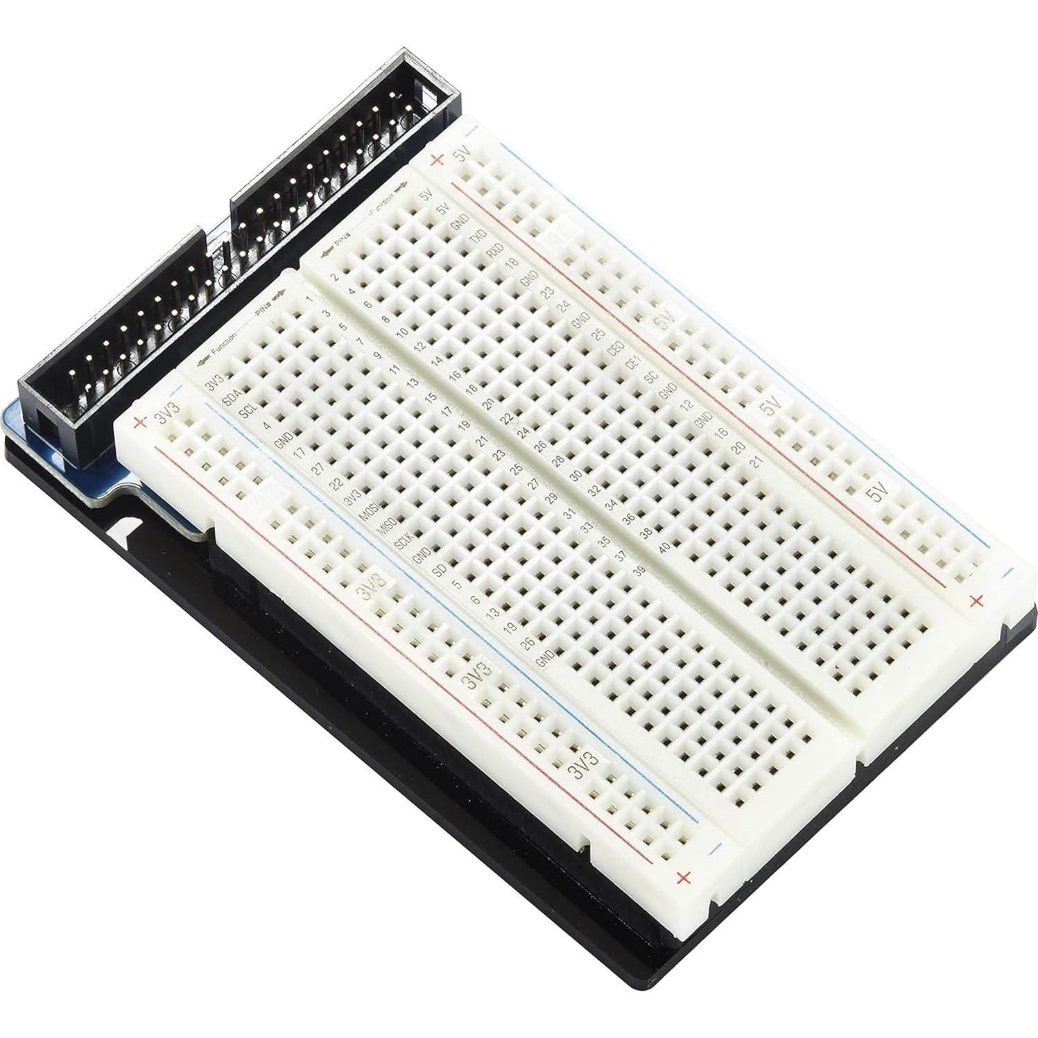 Placa de pruebas Vilros para Raspberry Pi - 400 agujeros
