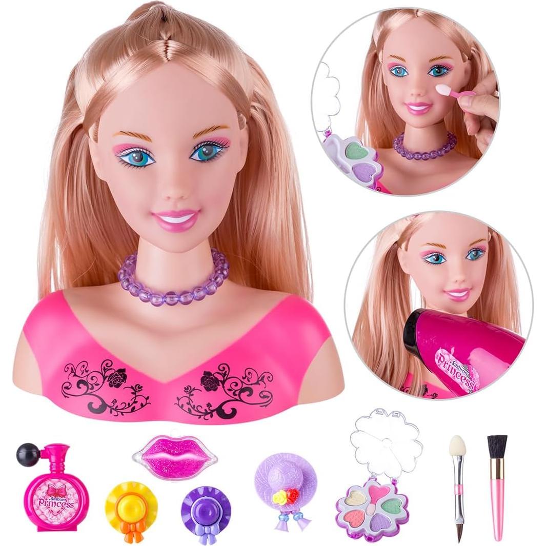 Kit de Juguete de Maquillaje y Estilismo Keetopteep 35 Piezas