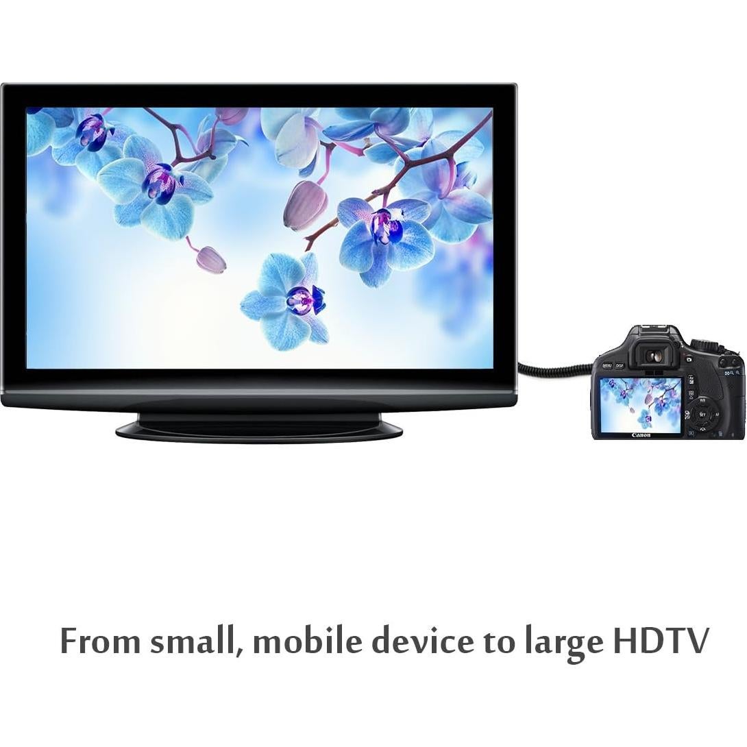 Cable Micro HDMI a HDMI UCEC 0.97m Retráctil 4K 1080P