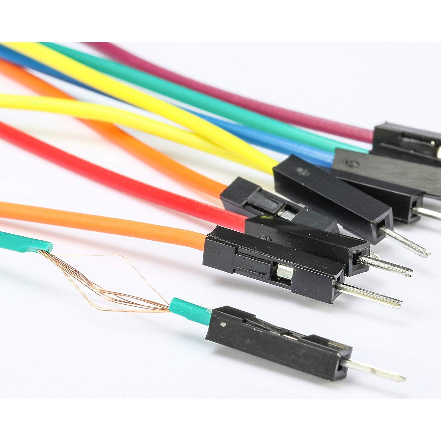 Kit de Cables Puente y Protoboard Deyue 830 Puntos