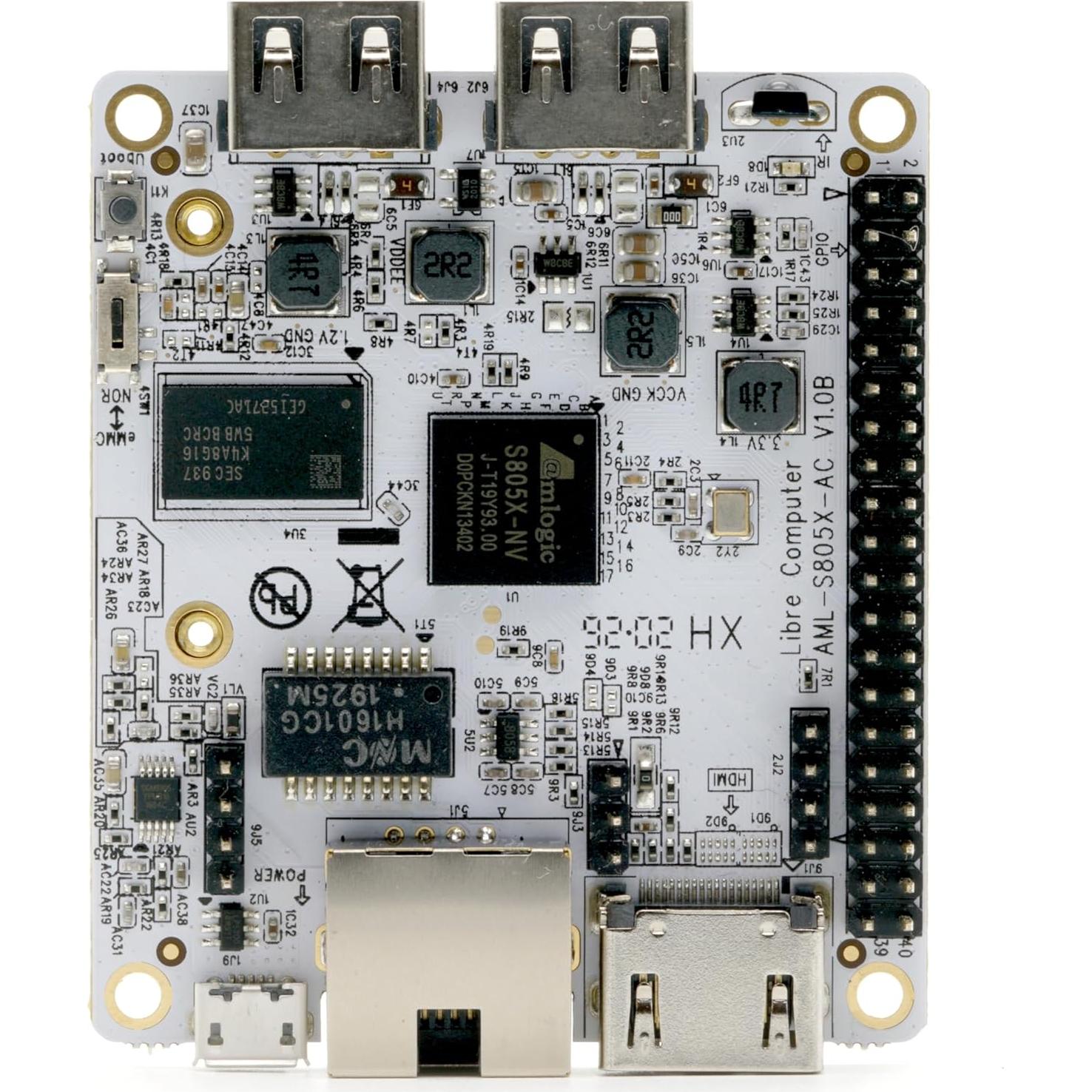 Placa Base Libre Computer La Frite ARM 1GB Quad-Core