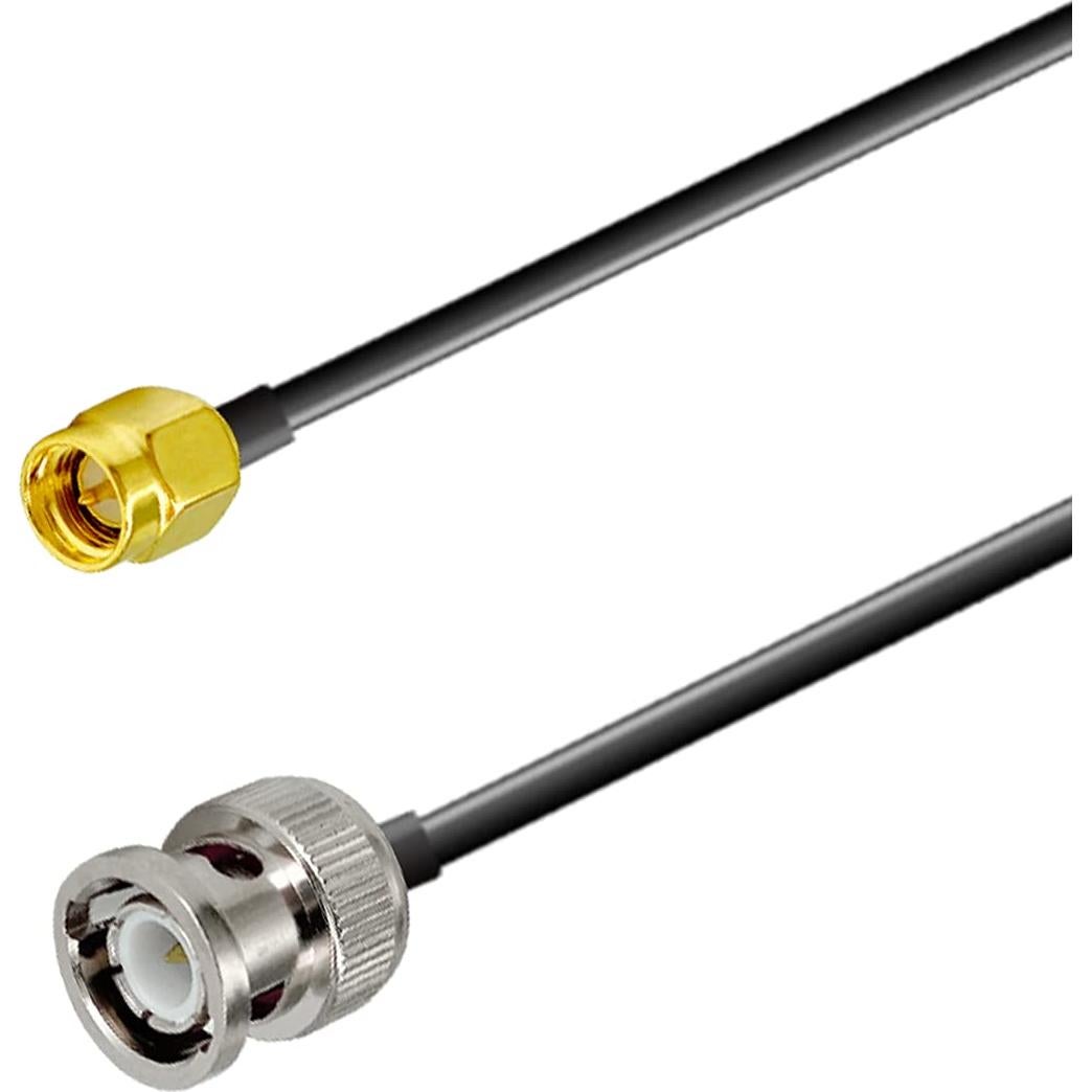 Cable Coaxial RF SMA Macho a BNC Macho 15cm 2PCS POBADY