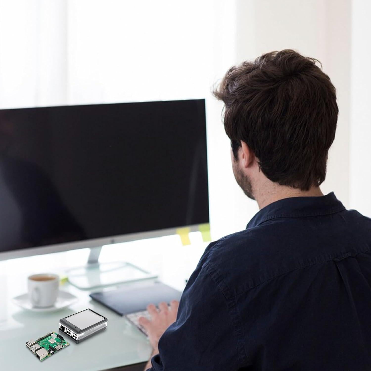 Caja Transparente SB Components para TFT LCD 3.2" Raspberry Pi