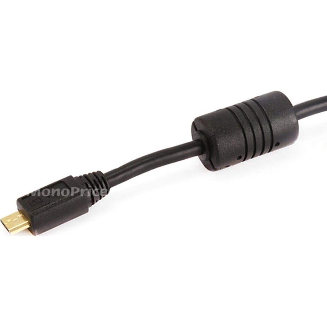 Cable USB 2.0 A Macho a Micro B 1.5m Monoprice Negro