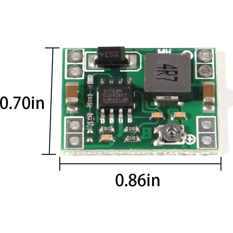 10PCS Convertidor Buck DC-DC MP1584EN 3A Ajustable 12V 9V 5V