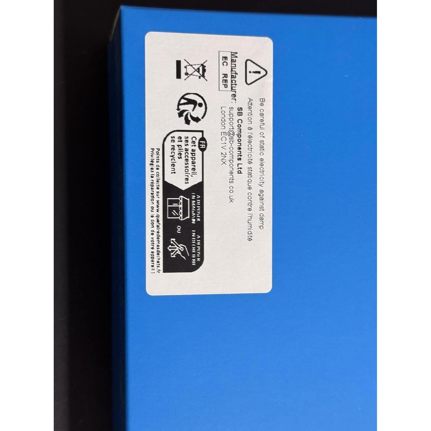 Cubo LED 4x4x4 HAT sb components para Raspberry Pi Pico Azul