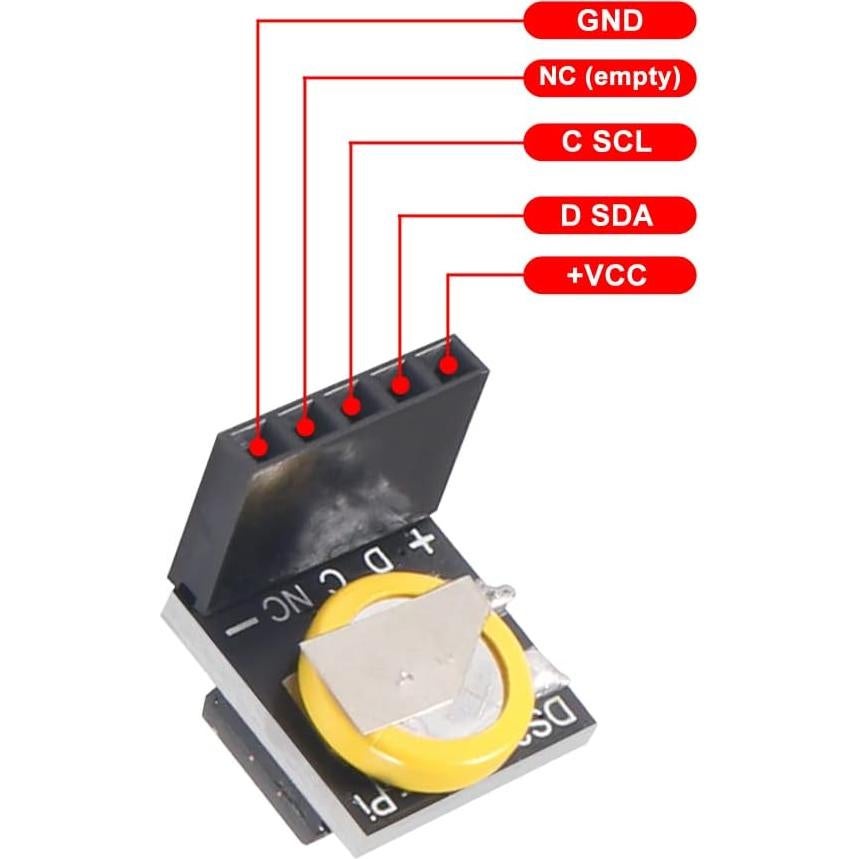 Módulo de Reloj en Tiempo Real DS3231 Shutao 6PCS 3.3V/5V