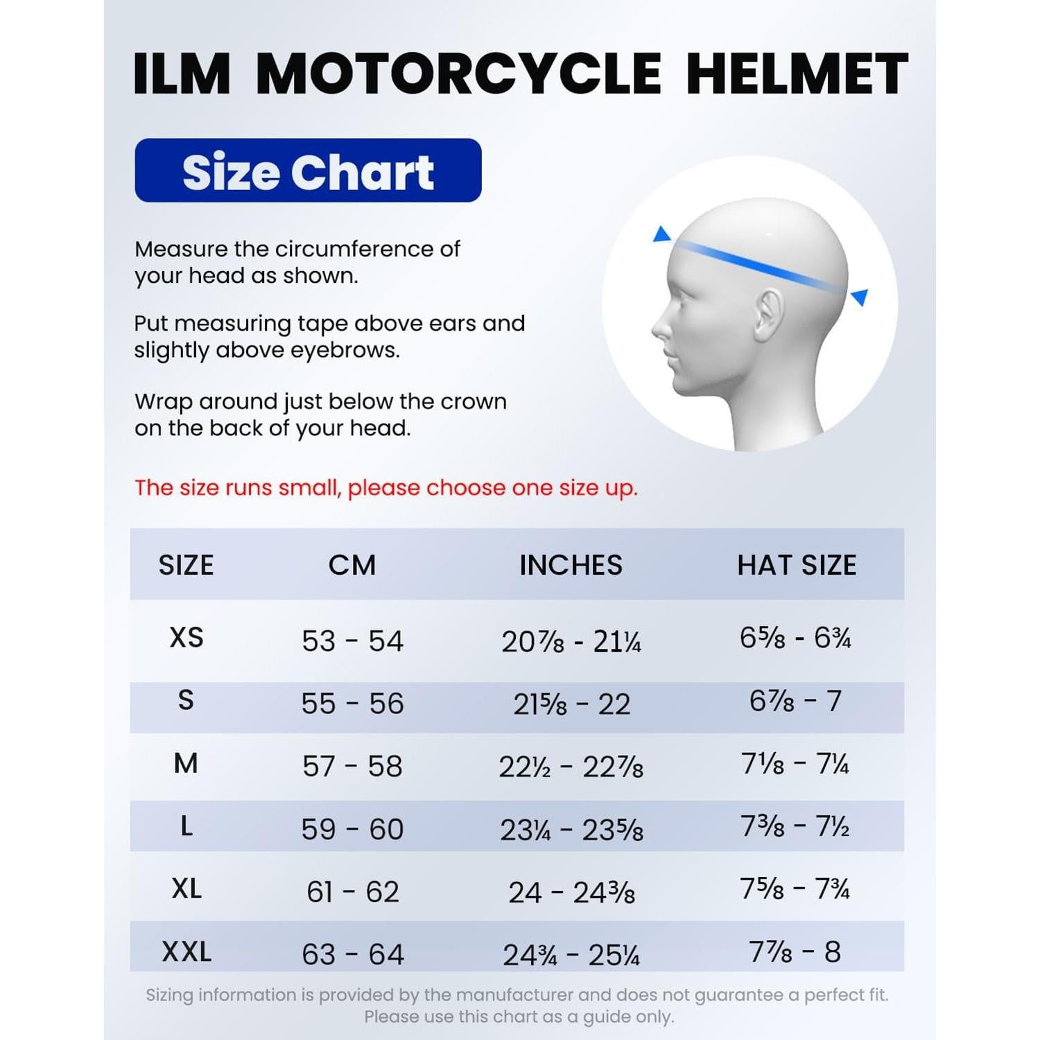 Casco de Moto ILM Modelo 129 Gris Mate Doble Visera