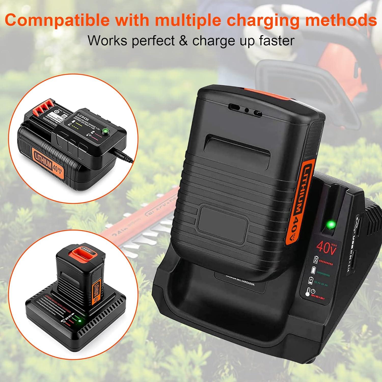 Batería de Litio 40V 3.0Ah Black+Decker Reemplazo S SKSTYLE