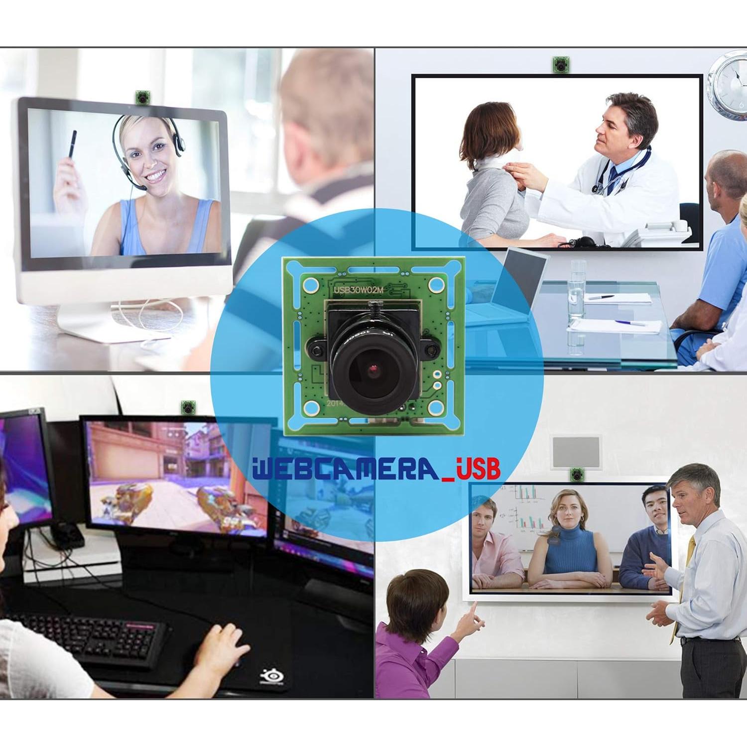 Módulo de Cámara USB ELP-USB30W02M 480P 60fps Lente 3.6mm