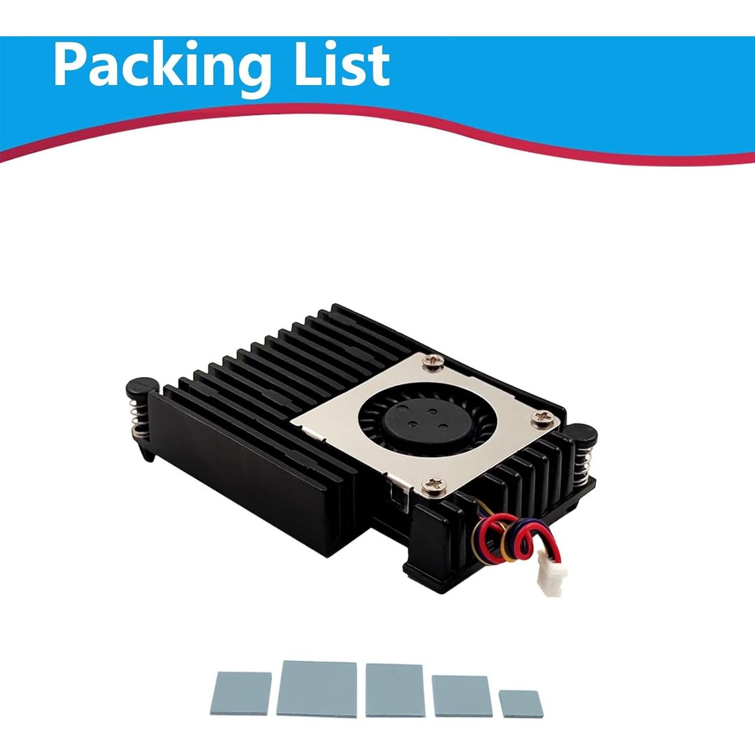 Enfriador Activo WEIYIXING para Raspberry Pi 5 con Ventilador PWM